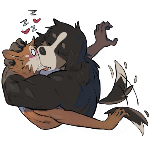 I see people posting these more and more so I should share them with a post here : t.me/addstickers/Ma…

(Pack warning: It does have NSFW) Enjoy!