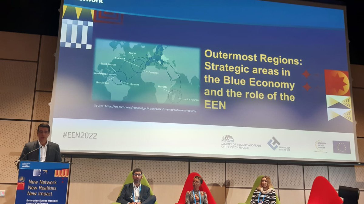 dalmeida99's tweet photo. Enterprise Europe Network Annual Conference
25-27 October 2022 | Prague, Czech Republic
#EEN2022
Presentation on Strategic areas in the blue economy in Outermost Regions and the role of the EEN
#EENCanHelp https://t.co/VxW21liQRn