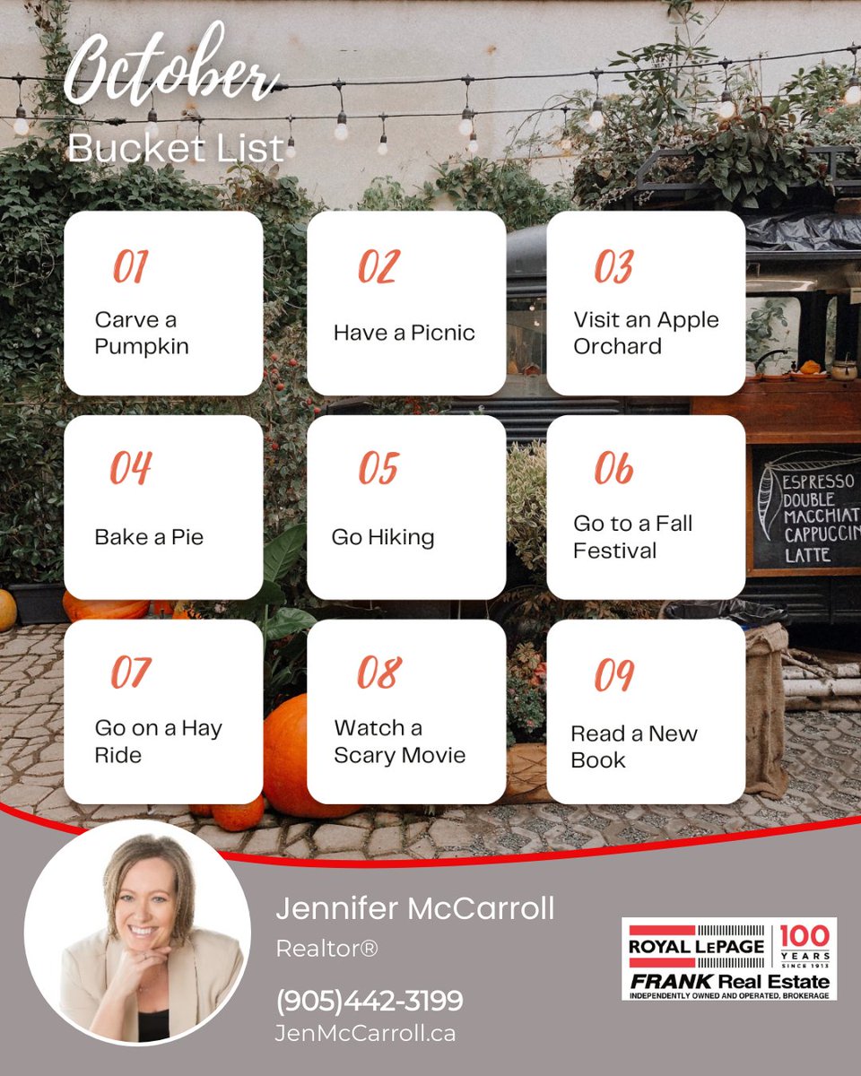 jensellshome's tweet photo. What is on your October bucket list, and what have you already checked off? 

Comment below! ⬇️

#Fall #FallVibes #fallmood #fallbucketlist #fallthings #fallalready #fallfavorites #fallfavourites #fallisintheair #falllove #SellWithJen https://t.co/6Cpo6Lygyz
