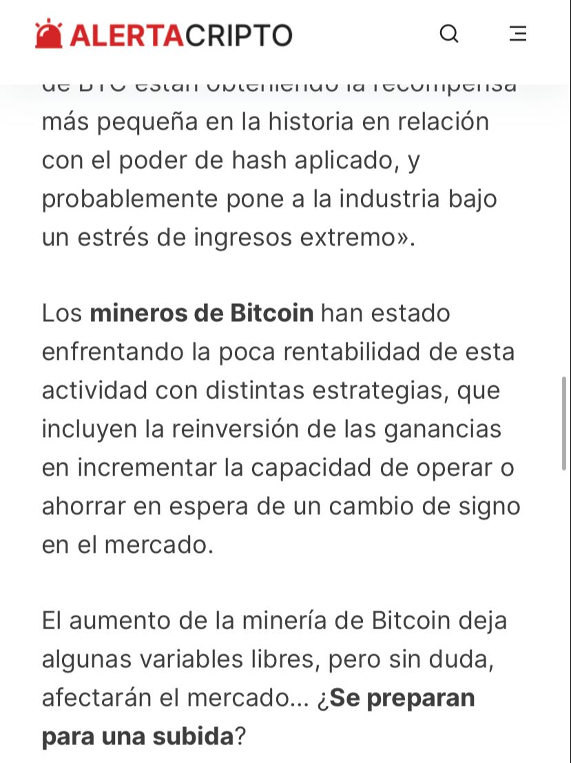 alertacriptocom's tweet photo. El 24/10 nuestros redactores intuían una posible subida del precio de BTC, debido al aumento de la minería de Bitcoin a pesar de la poca rentabilidad. Por eso te invitamos a estar atento siempre de nuestro contenido en la web.

#Bitcoin #BTC #Ethereum #ETH #Crypto #Criptomonedas https://t.co/80YkpIVYtB