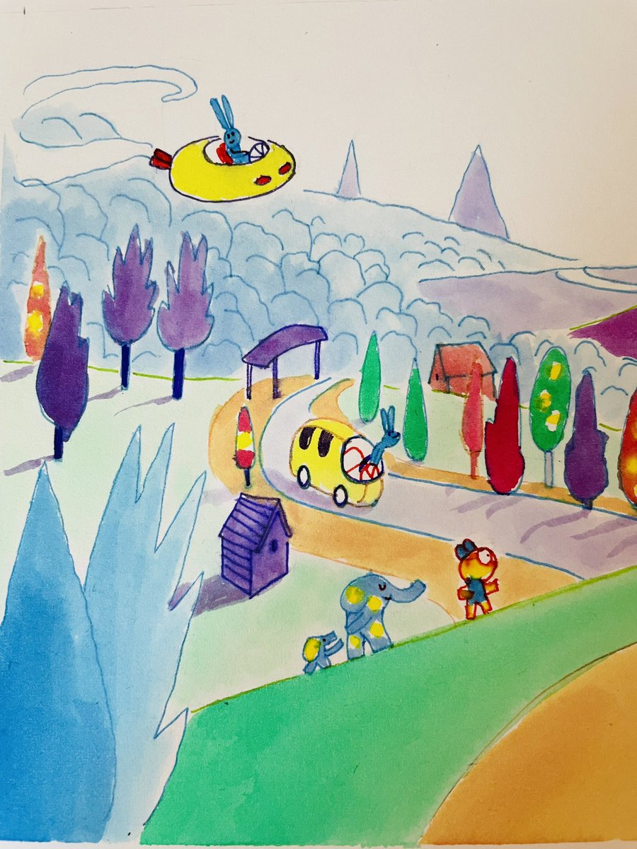 valemostro's tweet photo. 7 colors in one drawing are unacceptable  #ChildrensBooks #storyboard #bookaboutcolors #sketches #illustration #kids #kidsillustration #drawings #colors #rainbow https://t.co/1zO0ufH6nw
