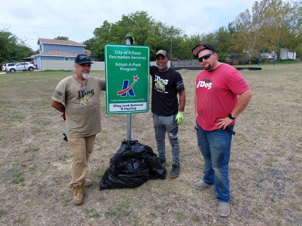 Our Recreation Services Department would like to recognize JDog Junk Removal & Hauling group. They’ve adopted Santa Rosa Park & Fowler Park and they regularly send in photos of them keeping these parks clean. They do a fantastic job and we know the community appreciates it.