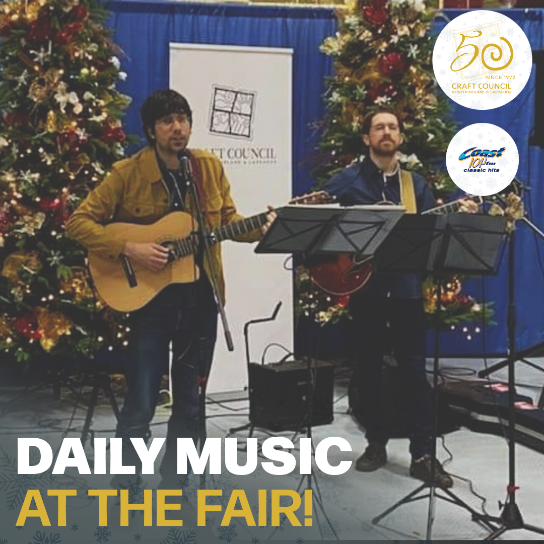 CraftCouncilNL's tweet photo. Come for the crafts and stay for the fun!🎻🎵
This year, you can enjoy daily musical performances as you peruse all the finely crafted treasures!
⭐️RSVP to our official event to stay updated: https://t.co/ejAPTfwoUt!
#ChristmasCraftFair #ComeHomeToCraft @JBRegional https://t.co/7E3p6lIwfm