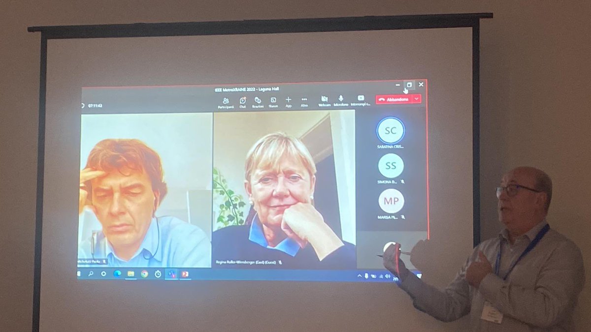 EIPAHA_Campania's tweet photo. Regina Roller and Paolo Michelutti focusing on education need &amp; offer in the digital transition of health and care #MetroXRAINE at #Rome #CNR https://t.co/32pJTGrVIJ