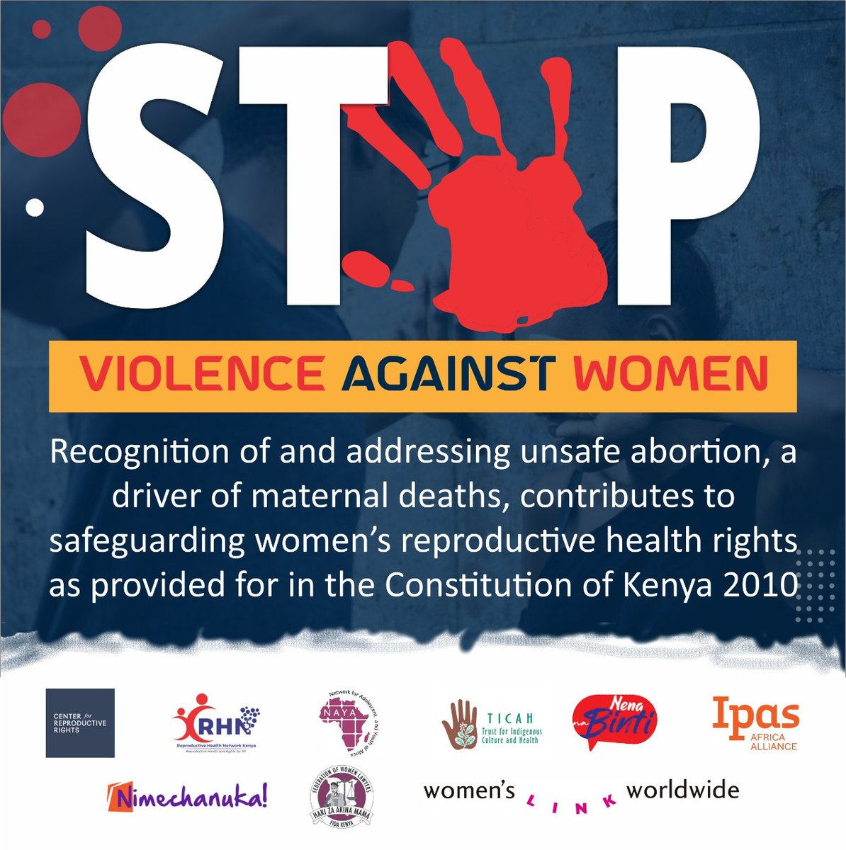 Recognition of and addressing unsafe abortion contributes to safeguarding women's reproductive health rights as provided for in the 2010 Constitution. #DefendHerRightsKE @ReproRights @fidakenya @IpasOrg @rhnkorg @KELINKenya @NAYAKenya @TICAH_KE @nimechanuka @Sauti_SRHR