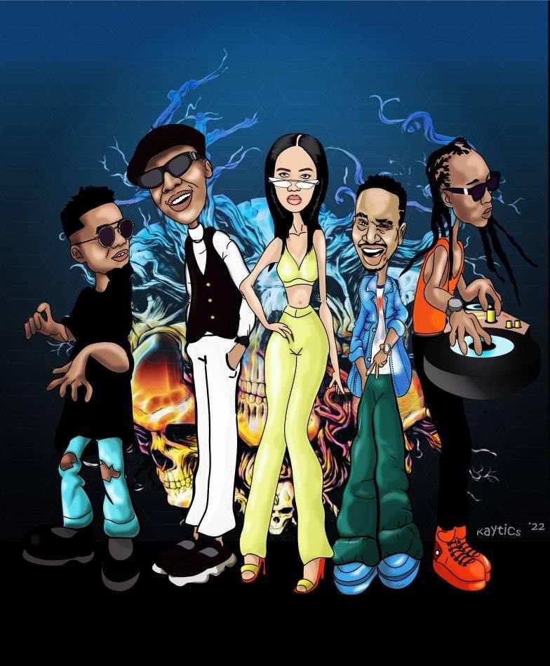DouglasLwangaUg's tweet photo. Very Talented artist. We love this💜 Fantastic Five. #NBSAfter5 https://t.co/DTAsyHMVIW