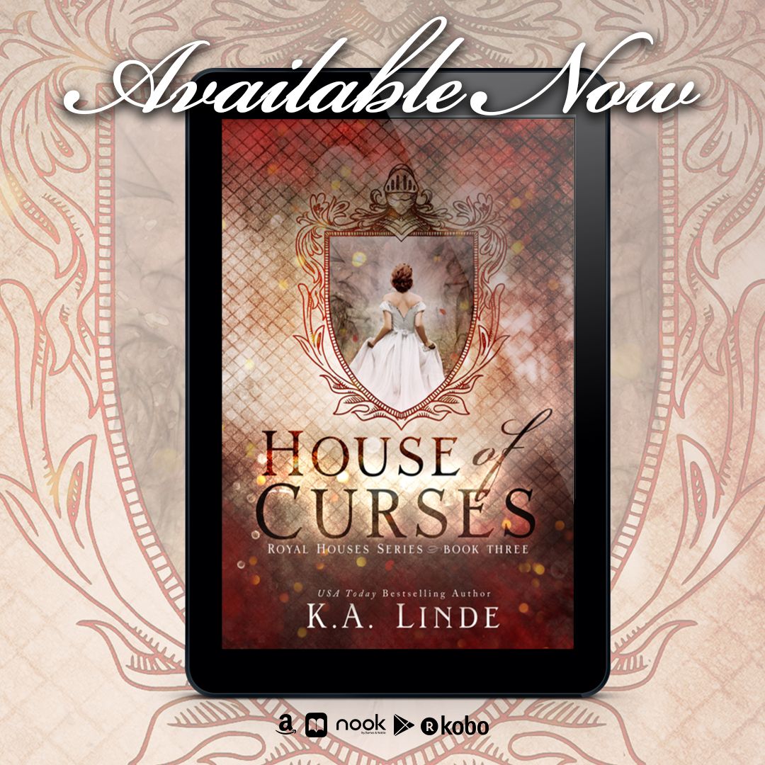 USA Today bestselling author K.A. Linde returns to the Royal Houses series with House of Curses: the story of Kerrigan Argon, a half-Fae, half-human as she seeks her place in an unforgiving world filled with magic, mayhem, and romance.

🖤 AVAILABLE NOW! 🖤