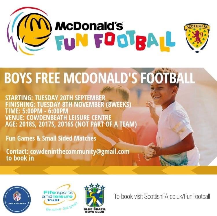 ⚽️ McDonald’s Fun Football ⚽️ Another two fun sessions over the October Holidays. Fun Games & Small Sided Matches #FunFootball