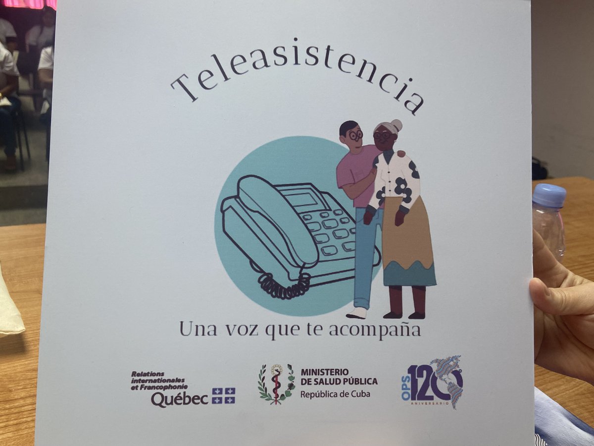 La directora interina de servicios para adultos mayores y para sus cuidadores del <a href="/sante_qc/">Santé Québec</a> está de visita en #Cuba promoviendo el proyecto de asistencia telefónica para los adultos mayores con el <a href="/opscuba/">OPS/OMS Cuba</a> y el <a href="/MINSAPCuba/">Ministerio de Salud Pública de Cuba</a>. 🇨🇺