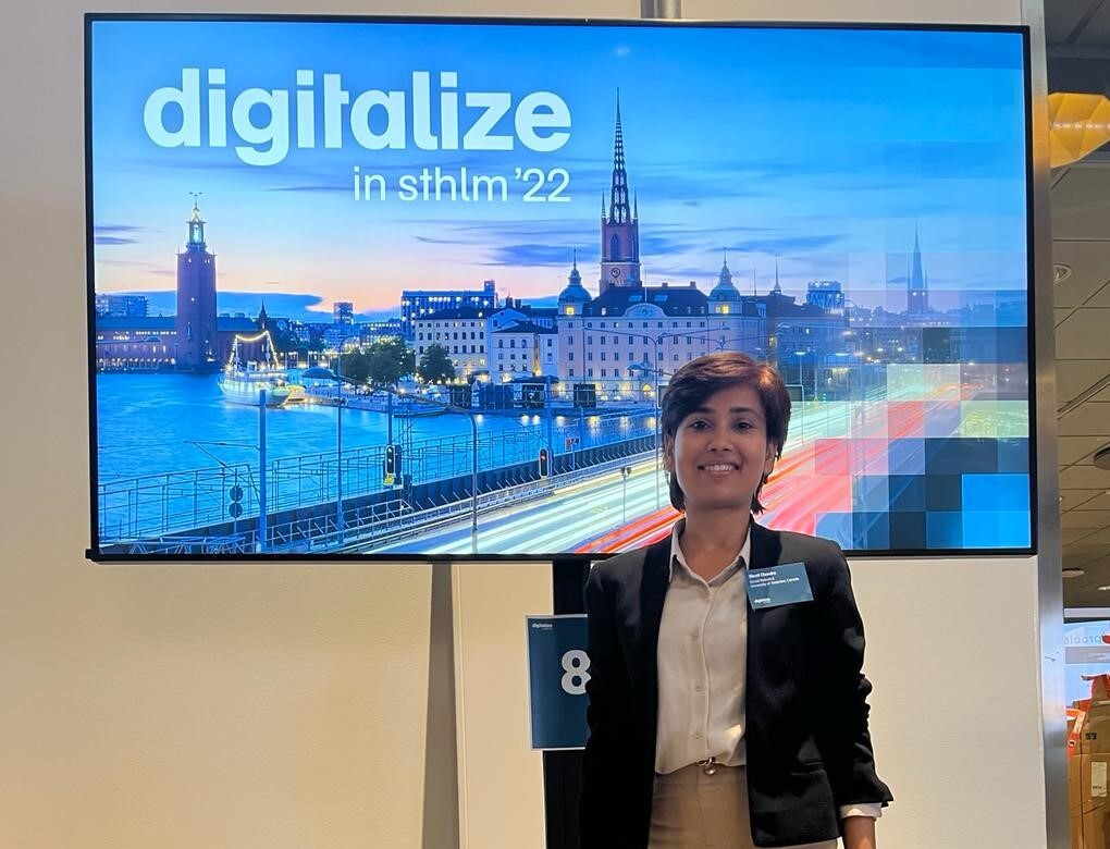 SIRRLWaterloo (@sirrlwaterloo) on Twitter photo SIRRL member, Dr. Shruti Chandra (<a href="/rsshruti/">shruti chandra</a>) was invited to participate as a <a href="/dig_futures/">Digital Futures</a> fellow at Digitalize in Stockholm Conference 2022 last week. #digitalizeinstockholm- a platform for cross-disciplinary researchers in academia & industry to engage in digital transformation. SIRRL member, Dr. Shruti Chandra (<a href="/rsshruti/">shruti chandra</a>) was invited to participate as a <a href="/dig_futures/">Digital Futures</a> fellow at Digitalize in Stockholm Conference 2022 last week. #digitalizeinstockholm- a platform for cross-disciplinary researchers in academia & industry to engage in digital transformation.