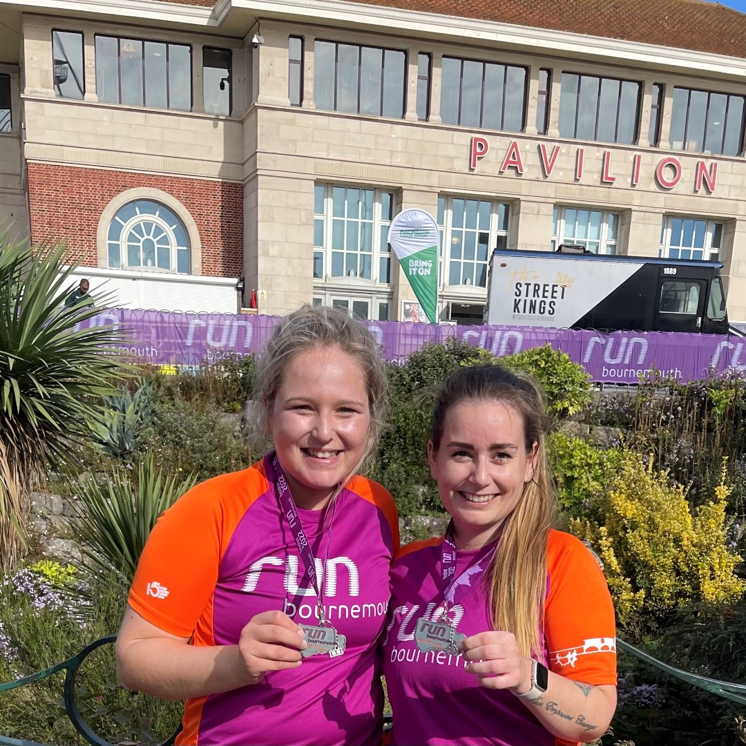 SalisburySHC's tweet photo. A huge thank you and congratulations to Rob, Linzi and Lauren, who recently completed the Bournemouth Half Marathon and collectively raised a fantastic £1k for Salisbury Hospice! 🤩
We think you guys are amazing! 🥇
#BournemouthHalf #ChallengeEvents #UKRunning https://t.co/fldBfJWmvl