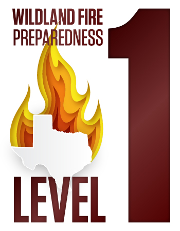 Texas A&M Forest Service has lowered the Wildland Fire Preparedness Level to Level 1. Read more: bit.ly/3FlmmHA