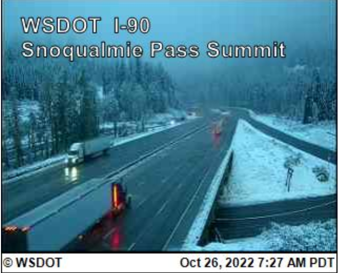 Washington State DOT on Twitter "We're waking up to snow on Snoqualmie