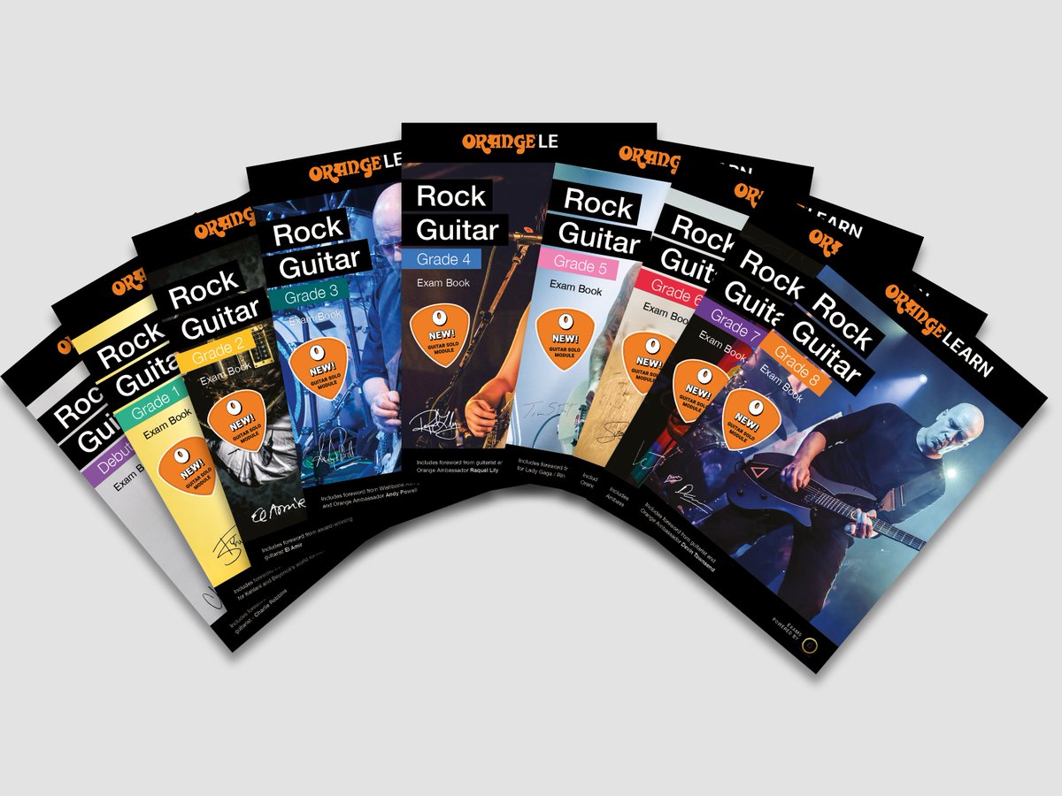 Have you tried our Rock Guitar Books? 🎸 Learn songs and solos by your favourite bands and artists including Metallica, Nirvana, David Bowie, The Beatles, AC/DC, Wolfmother, Vampire Weekend and more!

Find out more and pick up a book from just £4: bit.ly/OrangeBooks