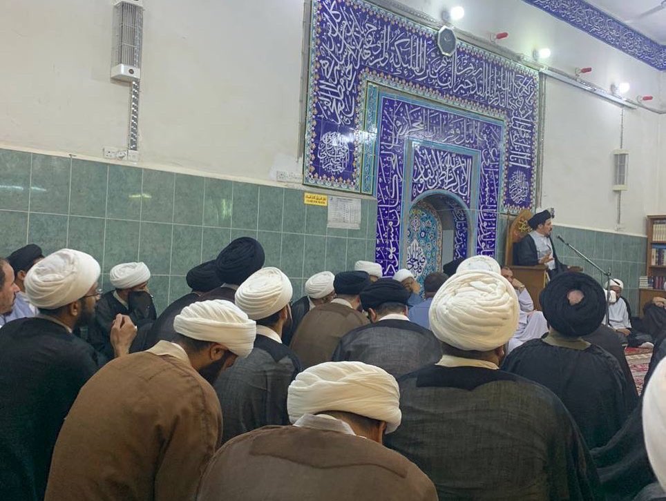 almoneerorg's tweet image. شرع سماحة السيد منير الخباز القطيفي في درس البحث الخارج في النجف الأشرف اليوم الأربعاء ٢٩ ربيع الأول ١٤٤٤هـ.

📖 بحث الفقه: كتاب الصلاة فروع العلم الإجمالي
🕥 الوقت: ٩:١٥ صباحًا

📖 بحث الأصول: تعارض الأدلة
🕥 الوقت: ١٠:٠٠ صباحًا

🕌 المكان: مسجد الرسول ص (شارع الرسول)