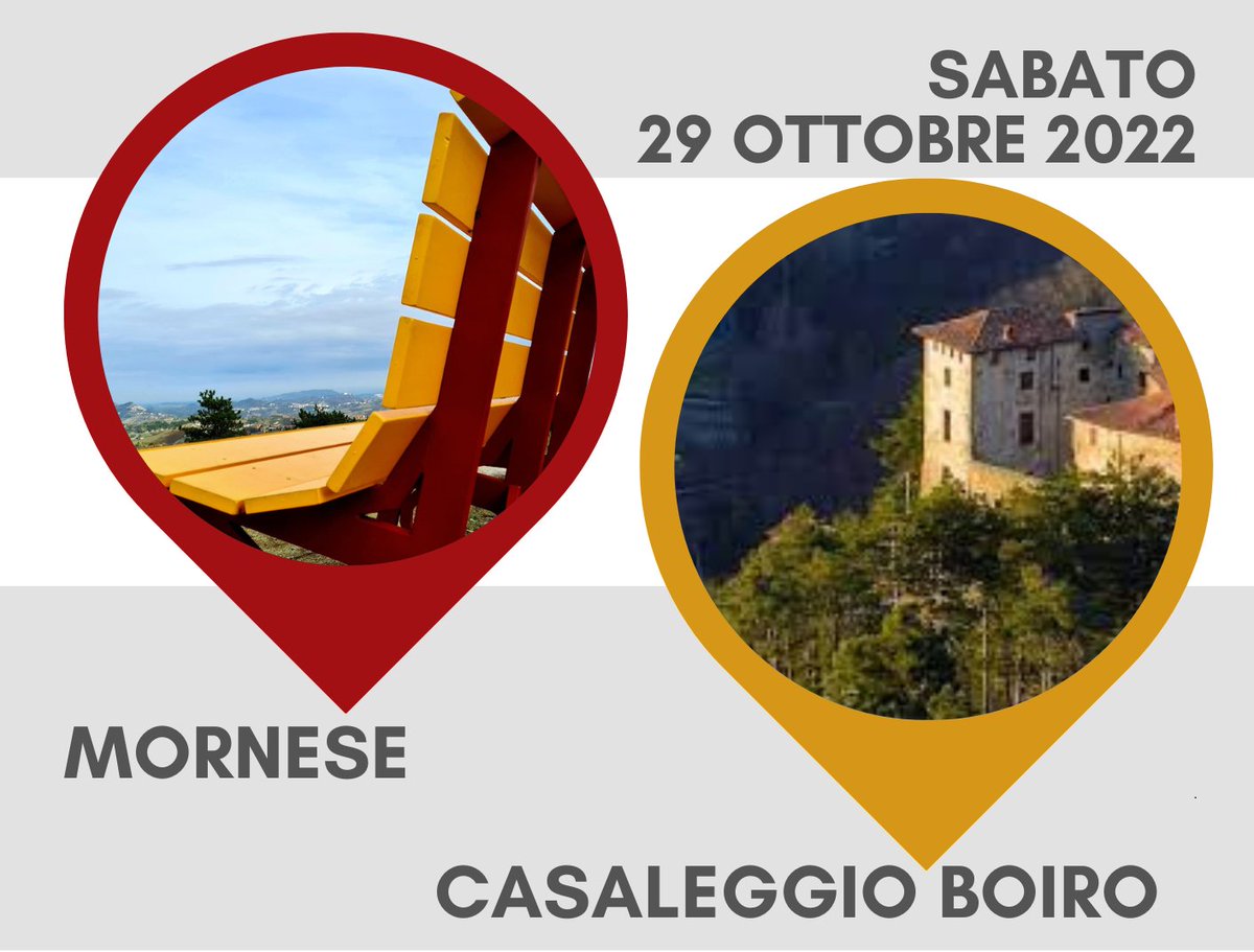 Sabato 26 ottobre il circuito dei "cartelli parlanti" del <a href="/DistrettoNovese/">Distretto del Novese</a>  farà il suo ingresso in Alto #Monferrato con una doppia inaugurazione dal Comune di #Mornese a quello di #Casaleggioboiro (info distrettonovese.it)
#castelli #innovazione #digitale #turismo #borghi