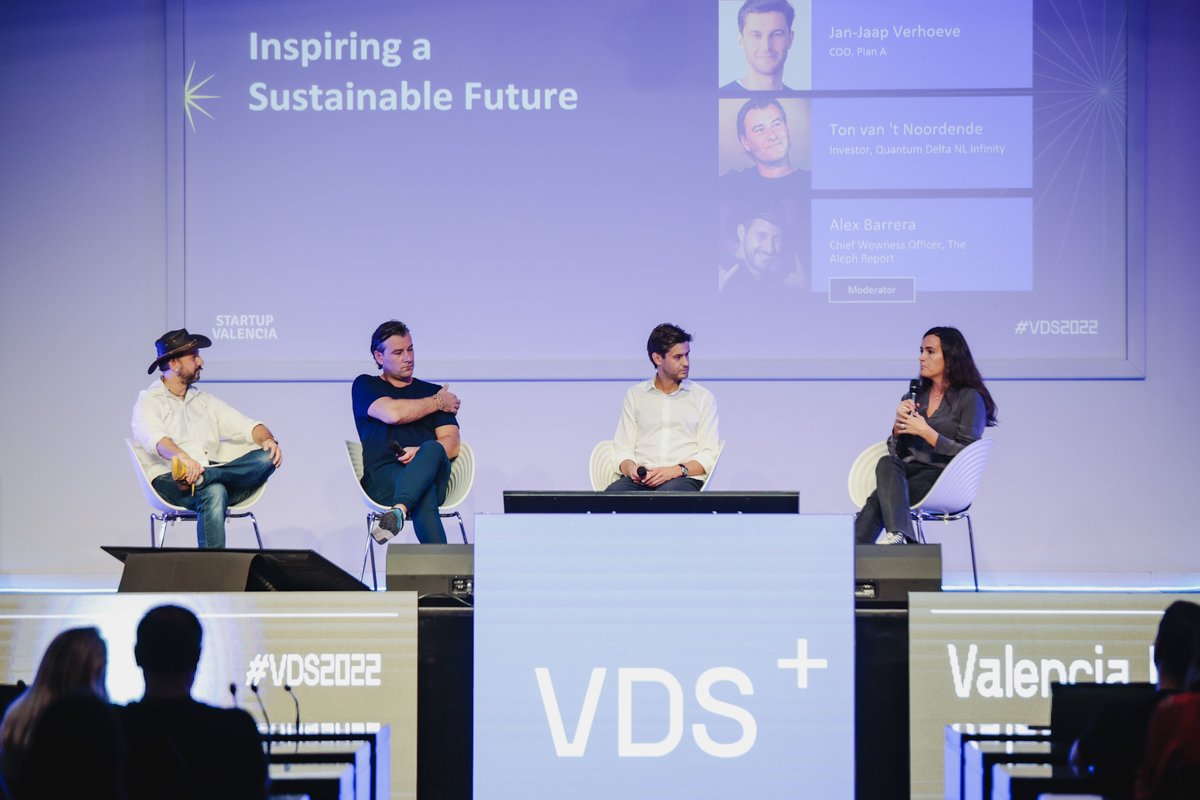 VDS_event's tweet photo. Inspiring a sustainable future at #VDS2022 ✨

Meet the speakers participating 👀 Marina G. Aedo, Sustainability Manager at @Iberia, Jan Jaap Verhoeve, CCO at @PlanAearth, and @noordende, Investor in Residence at @QuantumDeltaNL and @TechleapNL

Moderated by @abarrera 👤 https://t.co/UaOMrk8Lms