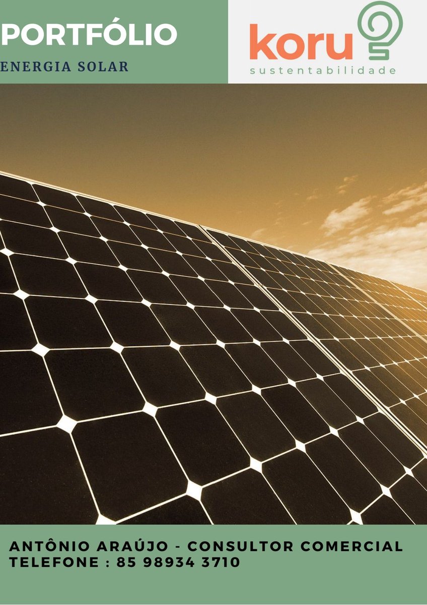 antonioaraujoce's tweet photo. Economize seu dinheiro gerando sua própria energia https://t.co/SOCGEgRMSu