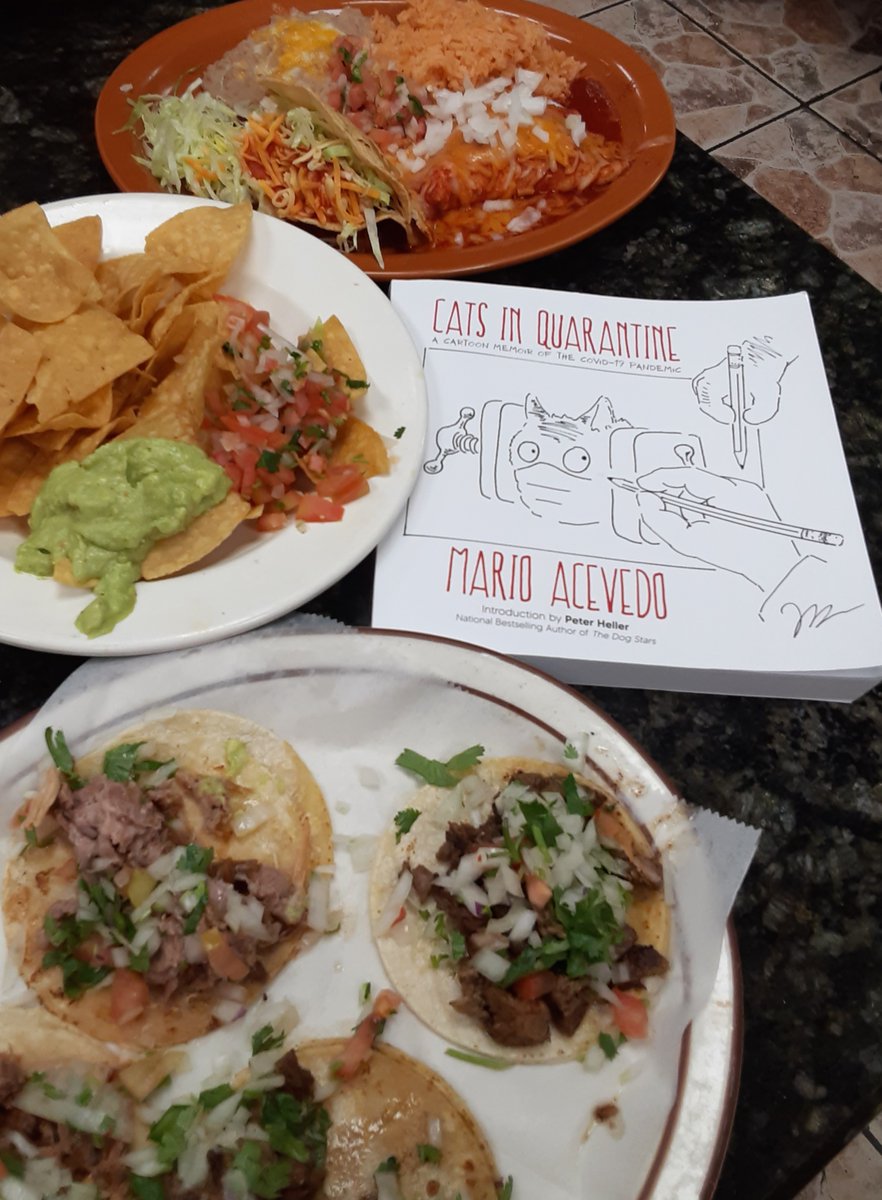 AdelanteArts's tweet photo. The Pussy Patrol knows how to eat well. #catsinquarantine https://t.co/M63TGhinV2