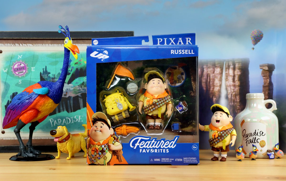 danthepixarfan's tweet photo. Caw-Caw Rawr! ๐ My detailed @Mattel #Pixar #FeaturedFavorites review of Russell from #Up is finally on my YouTube channel after all these months! Link here: https://t.co/2SogAMS6RO
Enjoy! #Mattel #PixarUp #DisneyUp https://t.co/gbeuwJyllq