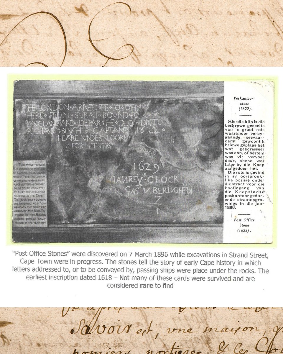 pfsastamps's tweet photo. Iziko Museums will be showing this very important artefact at the CAPE TOWN INTERNATIONAL STAMP EXHIBITION

Pictured is a "Post office Stone" which was discovered on 7 March 1896 while excavations in Strand Street, Cape Town were in progress. 

https://t.co/1henDC3tGr https://t.co/RkcGC5TwqJ