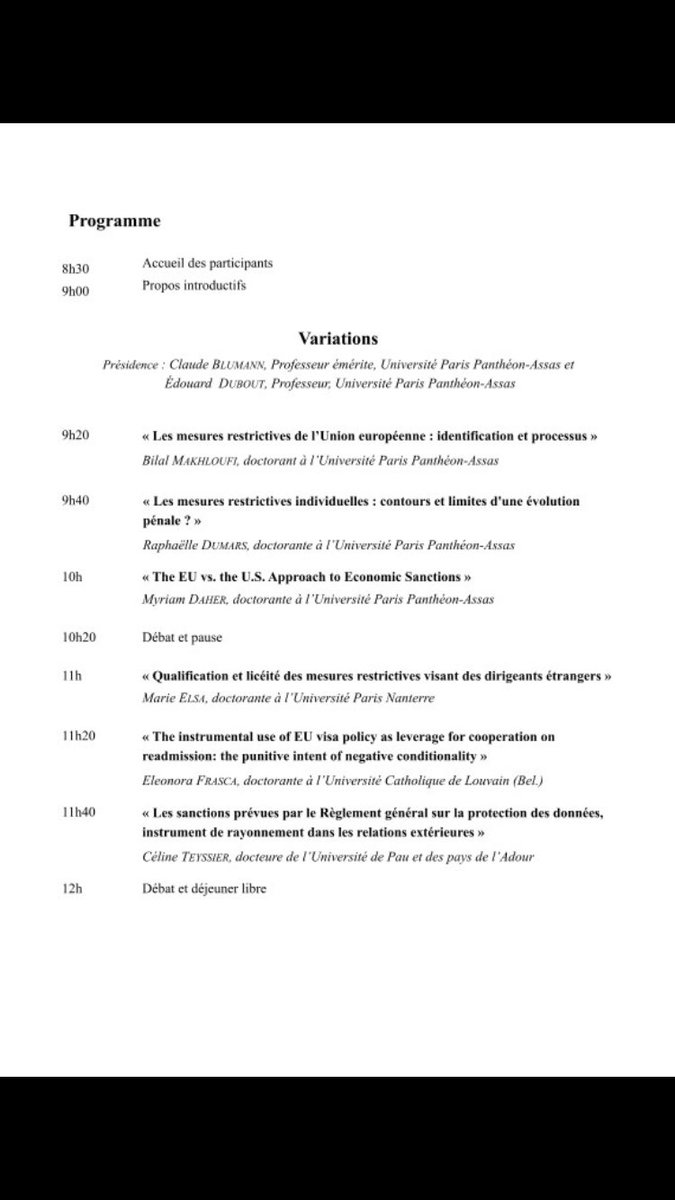 Jeune Recherche de l'AFEE tweet media