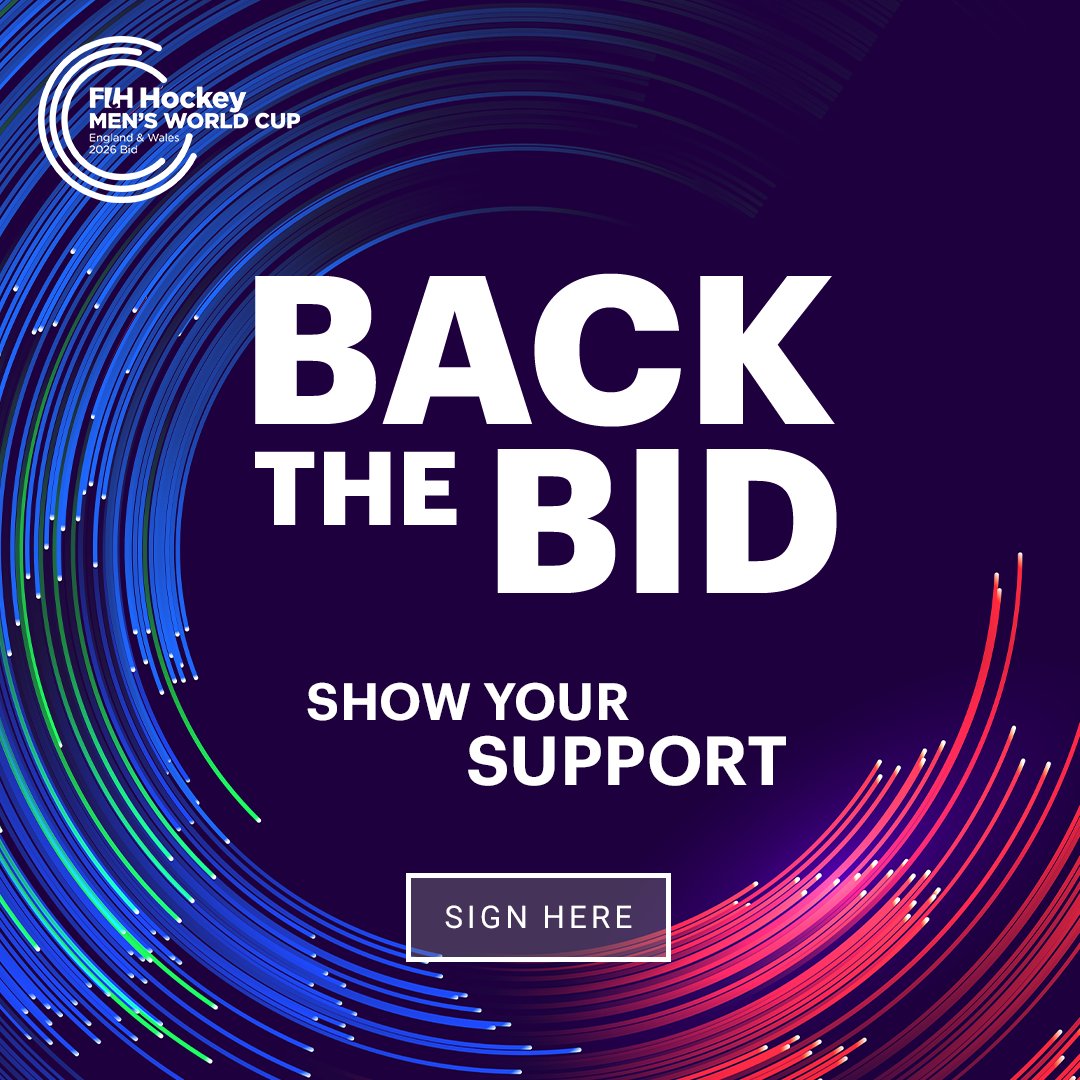 SaintsRugby's tweet photo. 🏑 England Hockey and Hockey Wales are bidding to host the 2026 Men’s World Cup.

If successful, it will be the biggest Hockey World Cup ever seen, with cinch Stadium at Franklin’s Gardens among the host venues.

Please help and #BackTheBid at the link below.