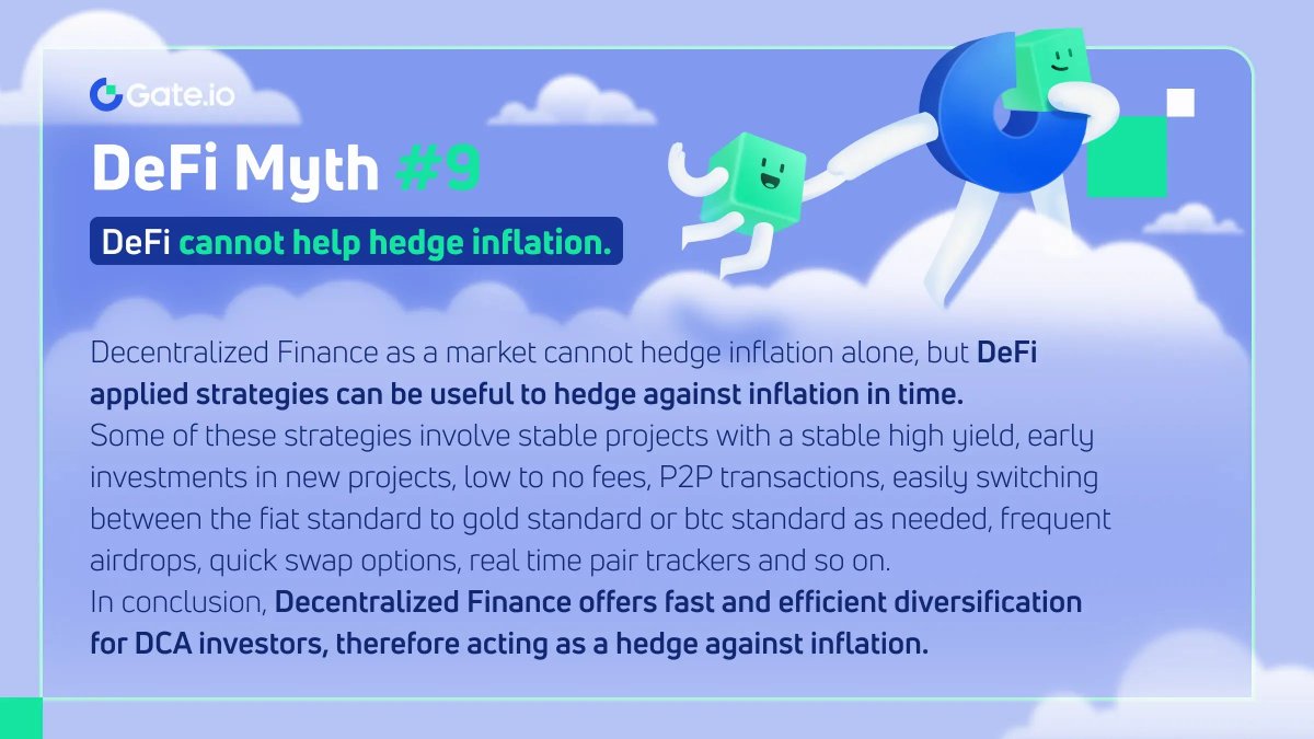 GateLayer's tweet photo. 🐦 #DeFi doesn't contribute to hedging inflation. 😅 

#DeFiMythBuster #DecentralizedFinance 💫 https://t.co/y9DPAbiKcT