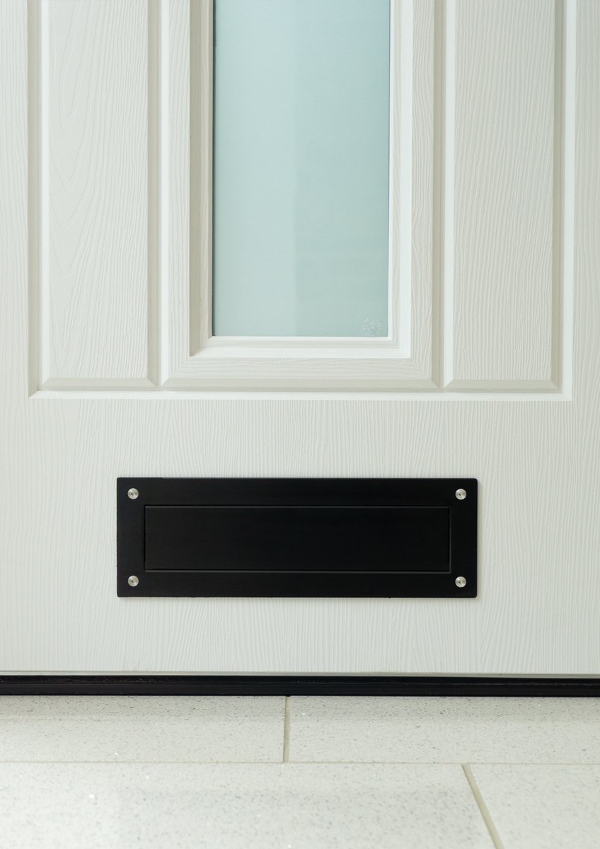 Our most contemporary letterplate to date! 
Available now in 3 different finishes – Black, Satin Stainless Steel &amp; Polished Stainless Steel. Manufactured in 316 marine grade stainless steel and feature a superior weather seal due to the inward opening functionality.