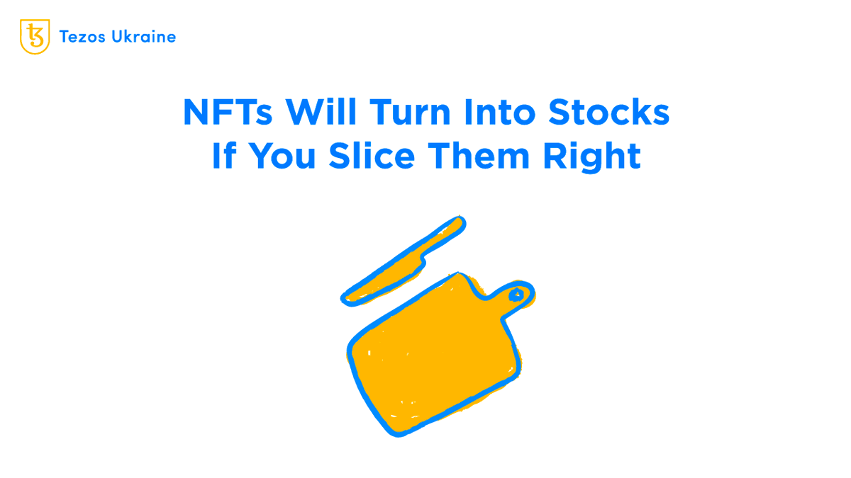 Last week the Crunchy Network team announced the launch of their NFT slicing service on Tezos — <a href="/sliced_art/">sliced.art</a> 🔪🍽
 
🔗 Read, what it means to "slice NFTs", why it's needed, and why it will benefit artists, collectors, and speculators: tezos.org.ua/en/blog/fracti…