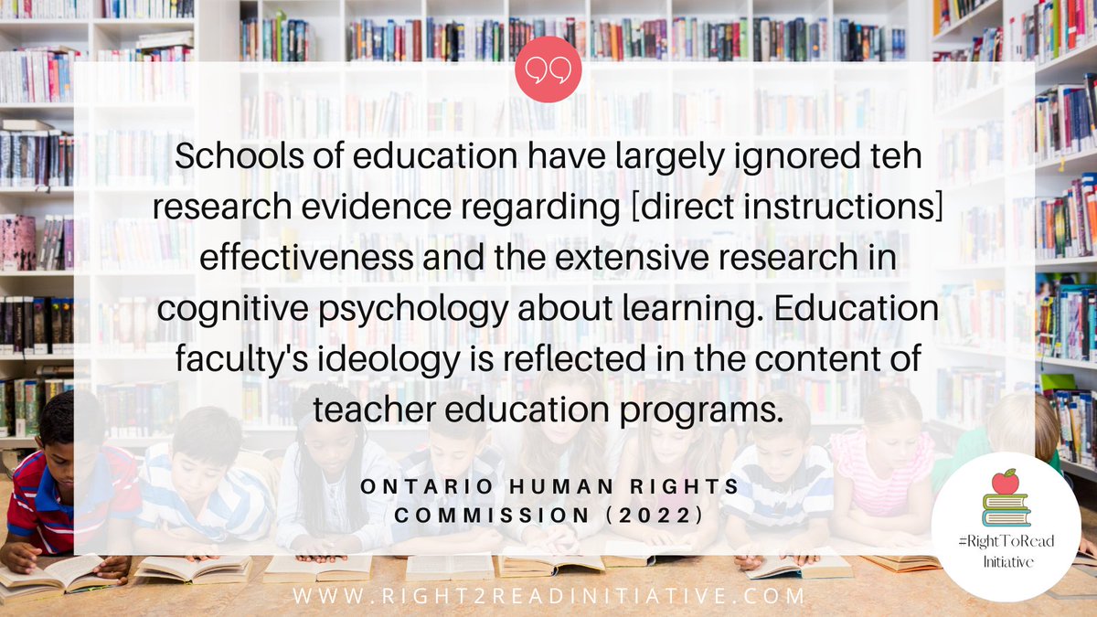 R2RInitiative's tweet photo. These are great instructional strategies for some learning in the classroom but there are several concepts related to reading, writing and mathematics that require direct instruction. #OHRC #scienceofreading #preserviceteachers #mathematics #discoverybasedlearning https://t.co/yYU2sIIRD8