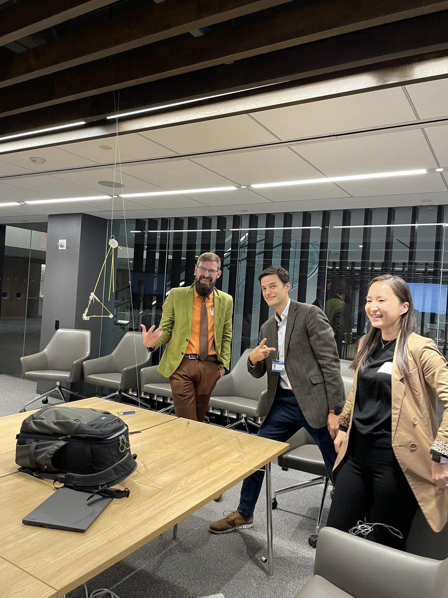 PierreEliasMD's tweet photo. We got to welcome our new CRADLE teammates to NYC for an on-site! Bringing data scientists like @ChrisMHaggerty to @NYPAdvances and @ColumbiaMed, including our Cath lab &amp; CCU. Started the day with which team could use spaghetti, string, and tape to make the tallest structure 😁 https://t.co/5u78KZGXDe