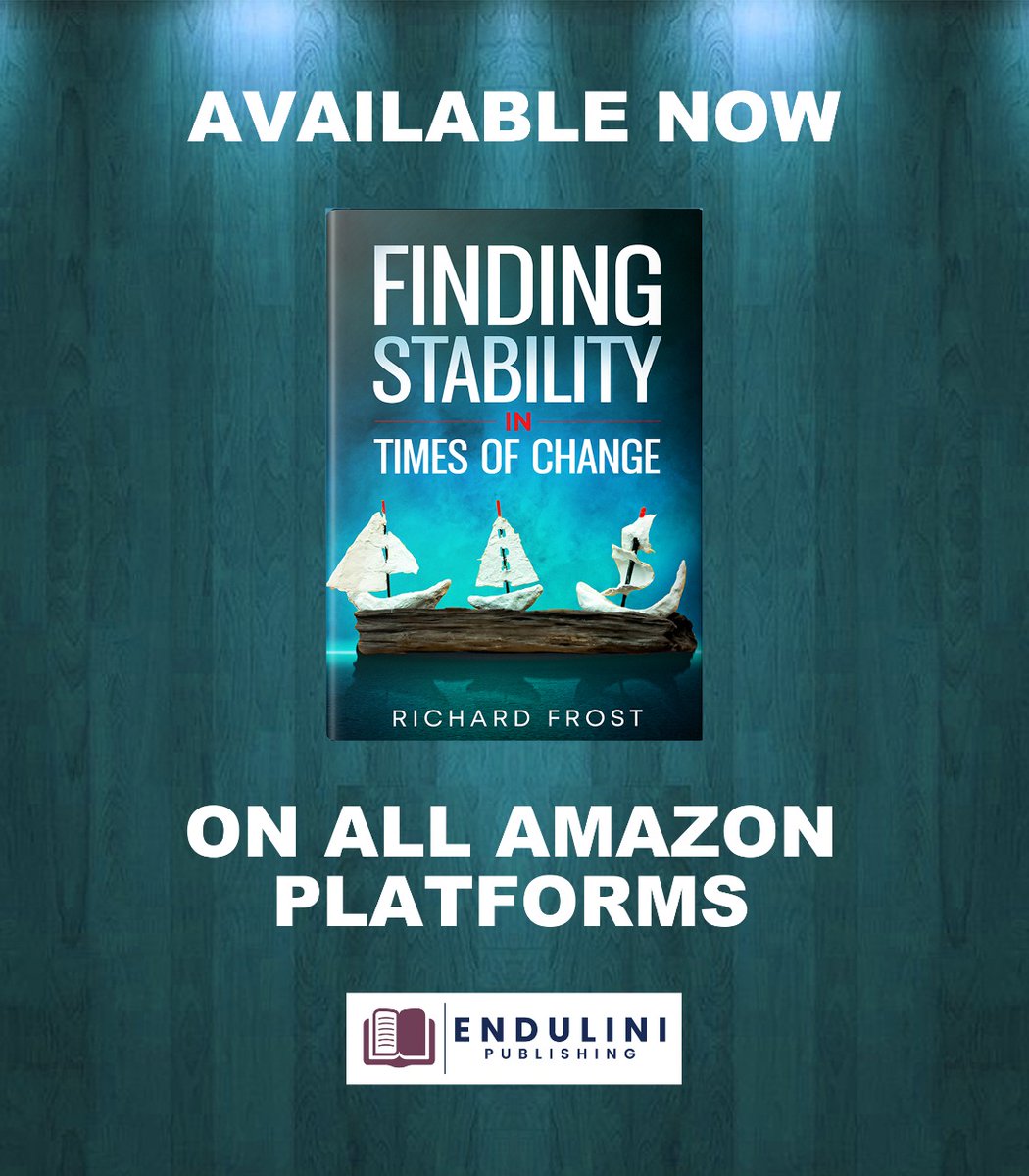 endulinibooks's tweet photo. Change is one of the few constants in life ... our first book, Finding Stability In Time Of Change by @richardnfrost, is available now from Amazon in both Kindle &amp; paperback formats. Have a look, but a copy for you and/or a friend, and tell others about it! https://t.co/K8ZIACgbfG