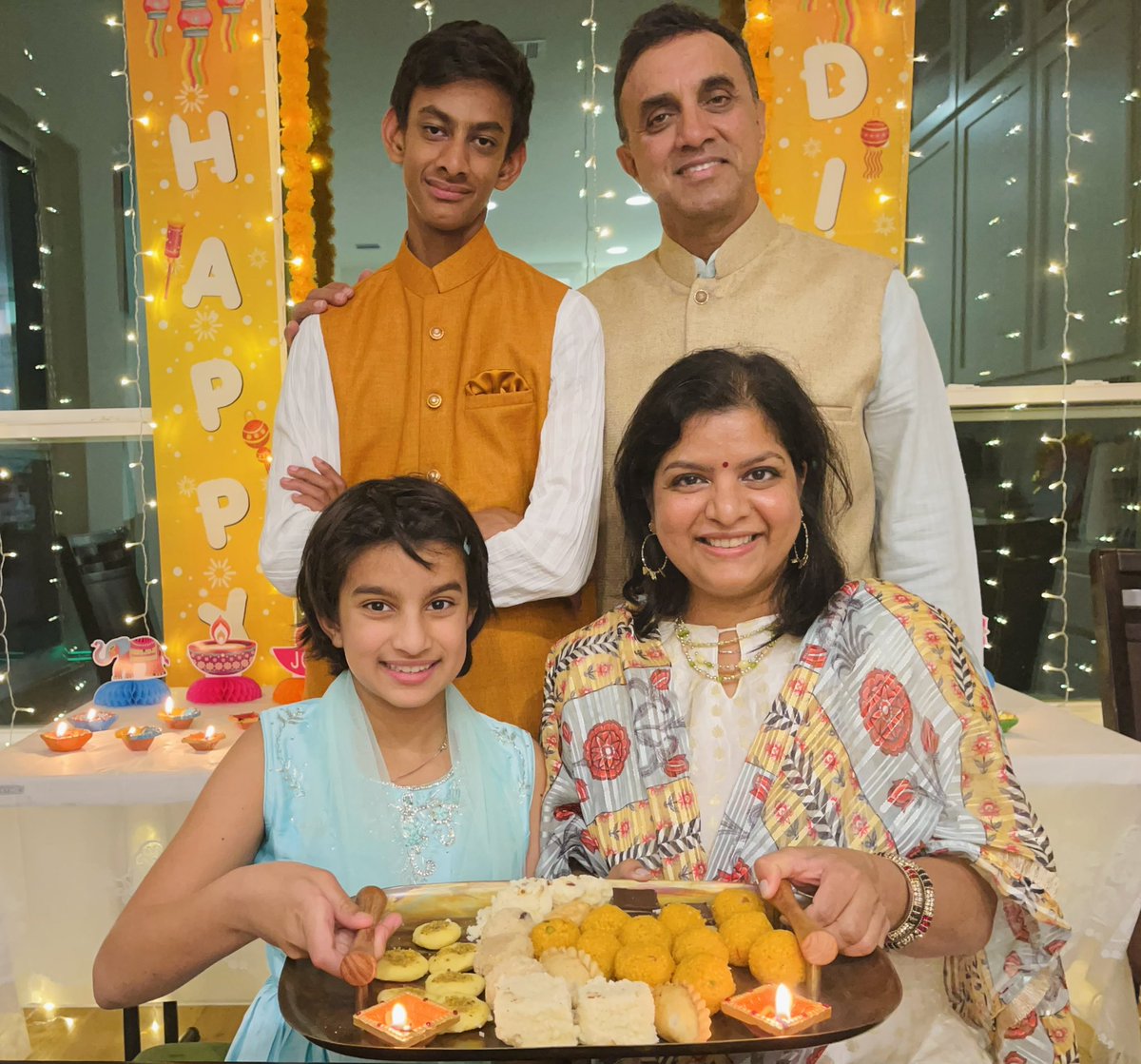Diwali greetings from our family to yours 🪔🙏