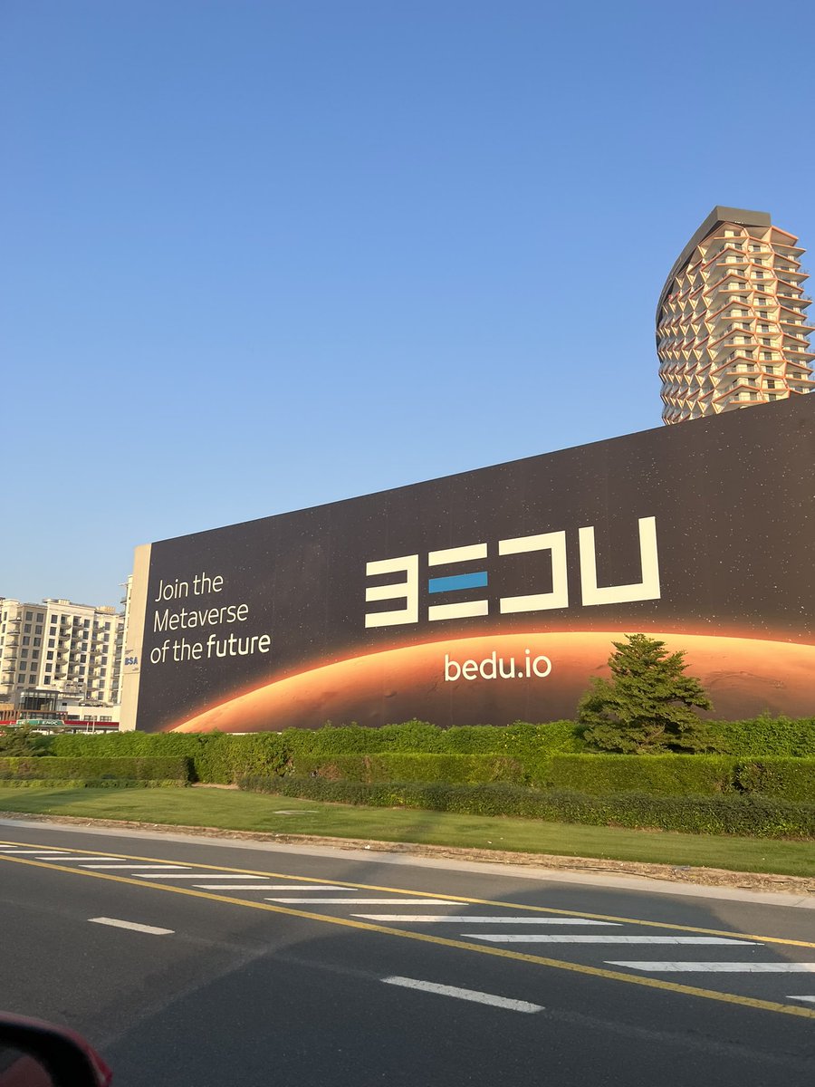 <a href="/NftUae/">UAE | NFT ᵍᵐ</a> <a href="/bedu_io/">B E D U</a> I took this picture also on my way there! See you soon 😊🫡