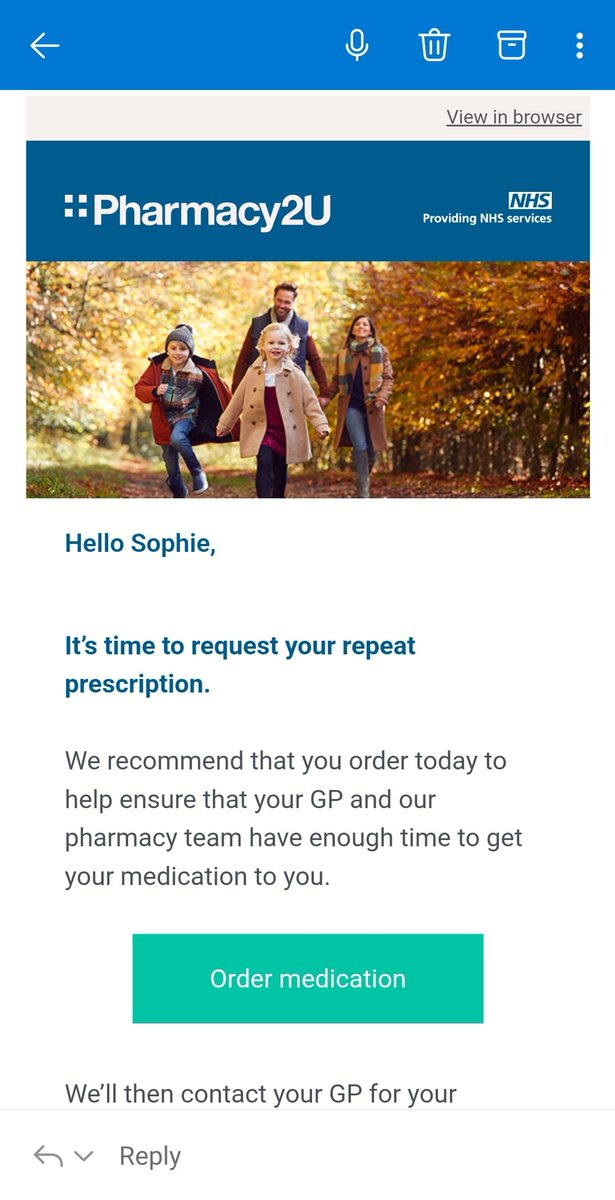 mozzy_jp's tweet photo. @Pharmacy2U I love the random names your emails give me 🤣 https://t.co/clrnEiMZBo