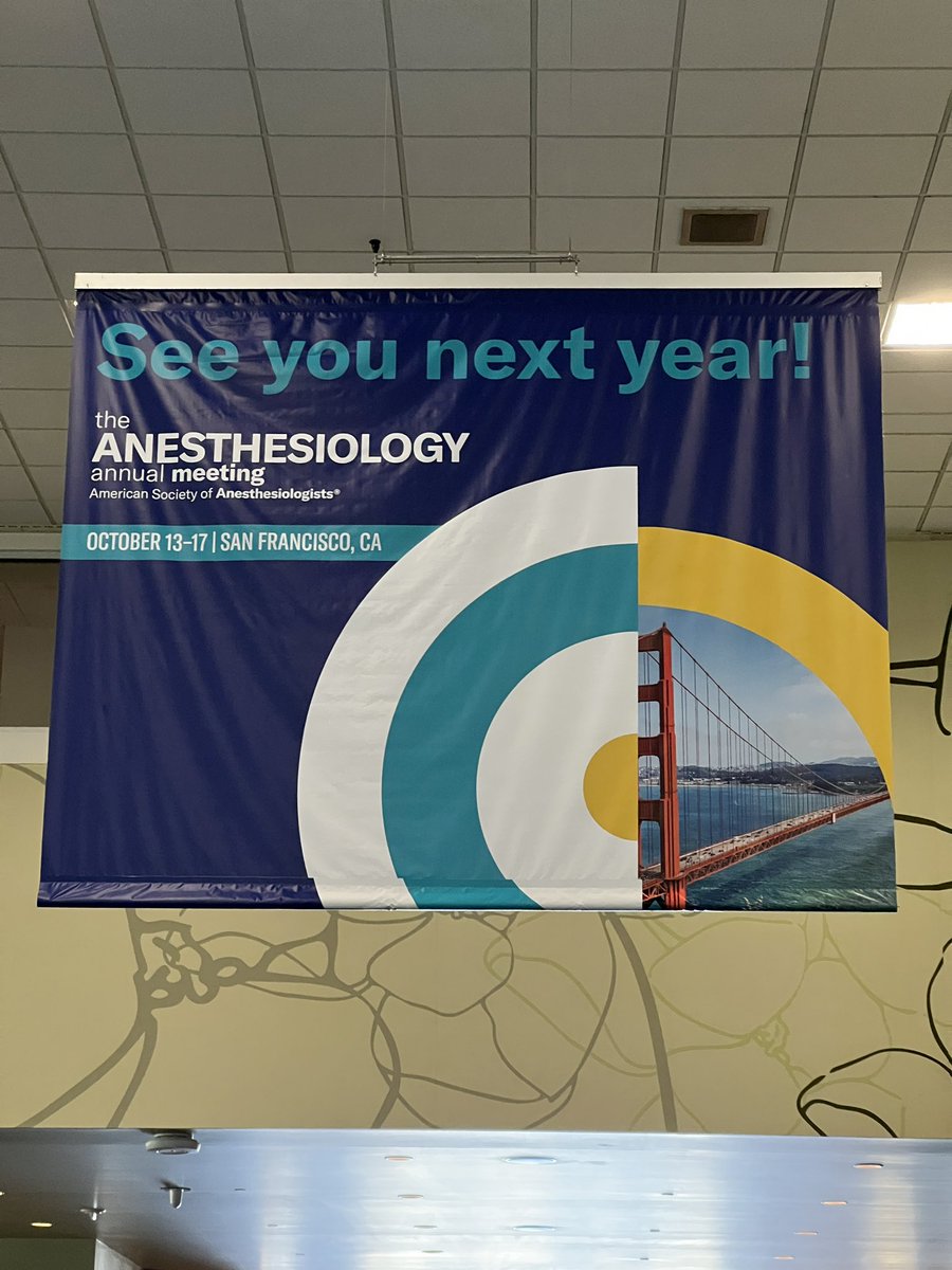 The HOD at #ANES22 has closed! Thanks to my fellow @MAAnesthesia delegates! It’s been a great meeting but I am ready to go home! @ASALifeline See you next year in SF at #ANES23