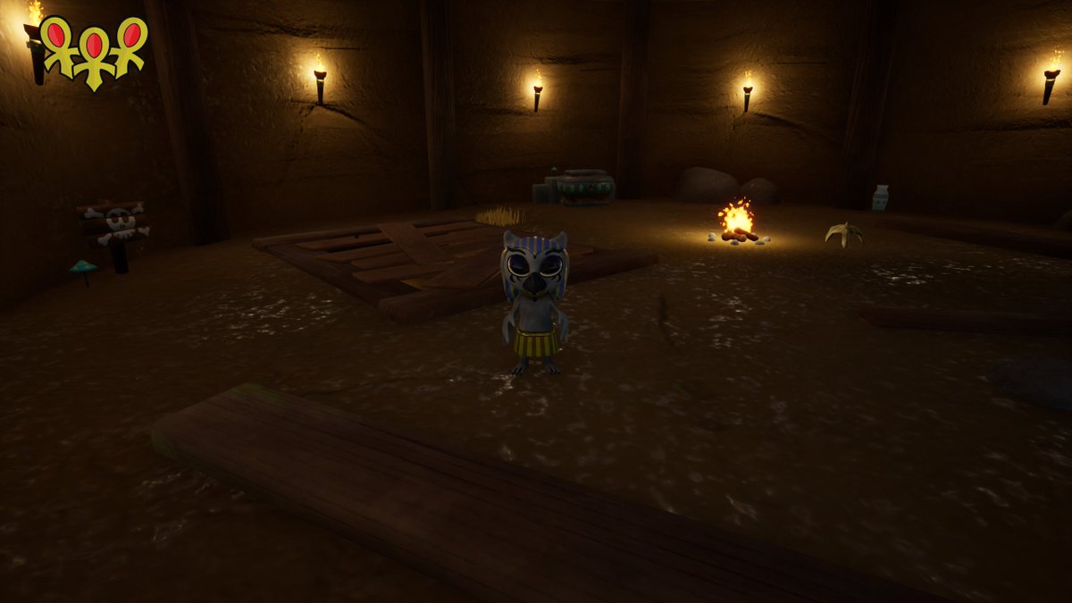 Besides colorful sky worlds, there are also spooky mines to explore!
#gamedev #indiegames #solodev #3dplatformer #collectathon #ue4 #madewithunreal #wip