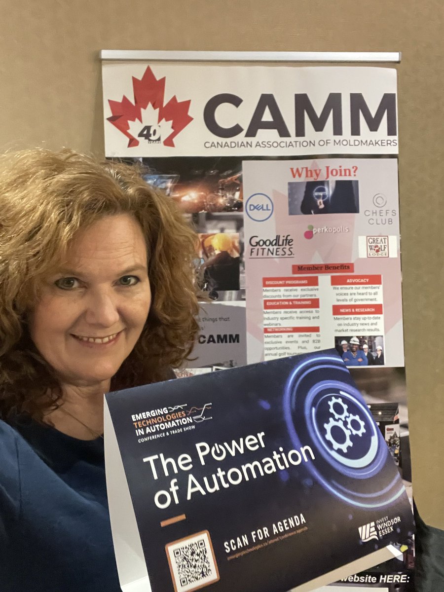 CavalierTool's tweet photo. Congrats @_investwe @AutomateCanada on a great show today: Emerging Technologies in Automation Conference & Trade Show
And that is @galbr8 on the @CMoldmakers banner - from very successful CAMM golf tournament!
#EmergingTech2022 #WindsorEssex #PowerofAutomation https://t.co/h5TKNZHRNQ