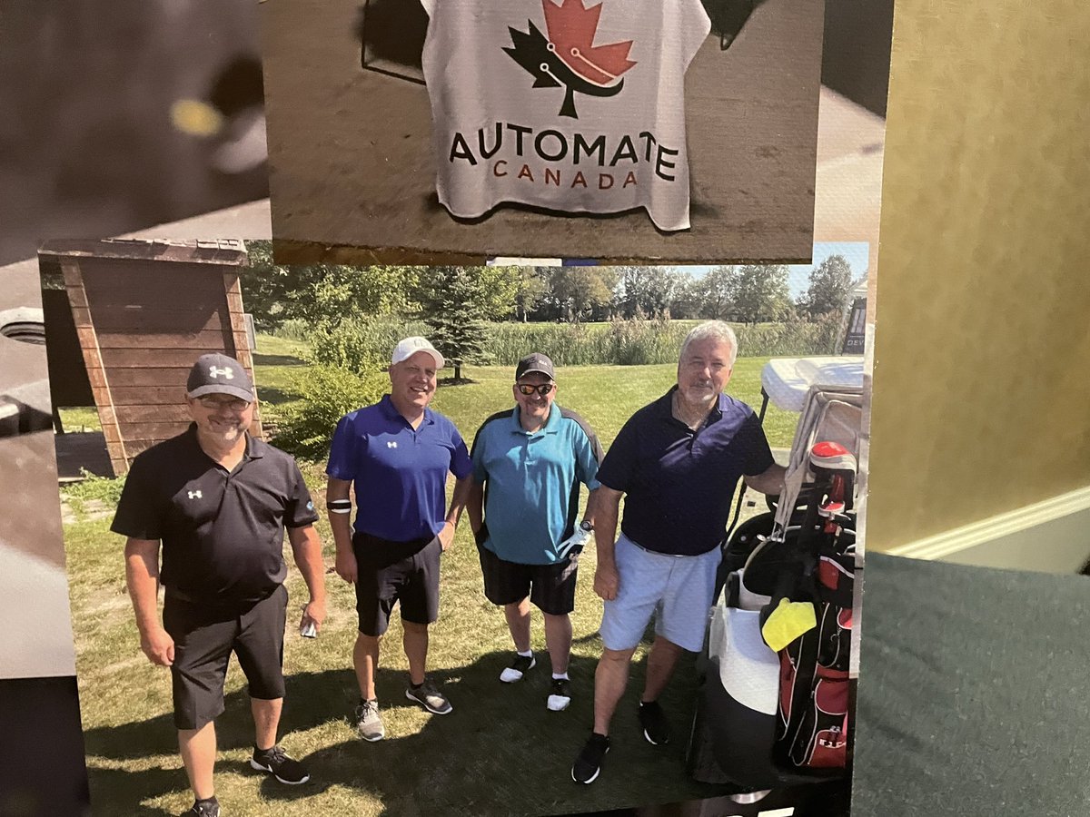 CavalierTool's tweet photo. Congrats @_investwe @AutomateCanada on a great show today: Emerging Technologies in Automation Conference & Trade Show
And that is @galbr8 on the @CMoldmakers banner - from very successful CAMM golf tournament!
#EmergingTech2022 #WindsorEssex #PowerofAutomation https://t.co/h5TKNZHRNQ