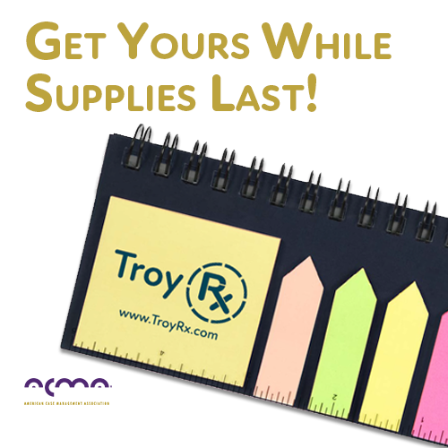 Troy_Rx's tweet photo. Everyone loves a cool tradeshow giveaway. That's why we've partnered with @HDSideas to bring you limited edition TroyRx multi-use desk sets. Get yours while supplies last. Available exclusively at @TheACMA 2022 Leadership &amp; Physician Advisor Conference happening November 16-18. https://t.co/8L2uMQeXv5