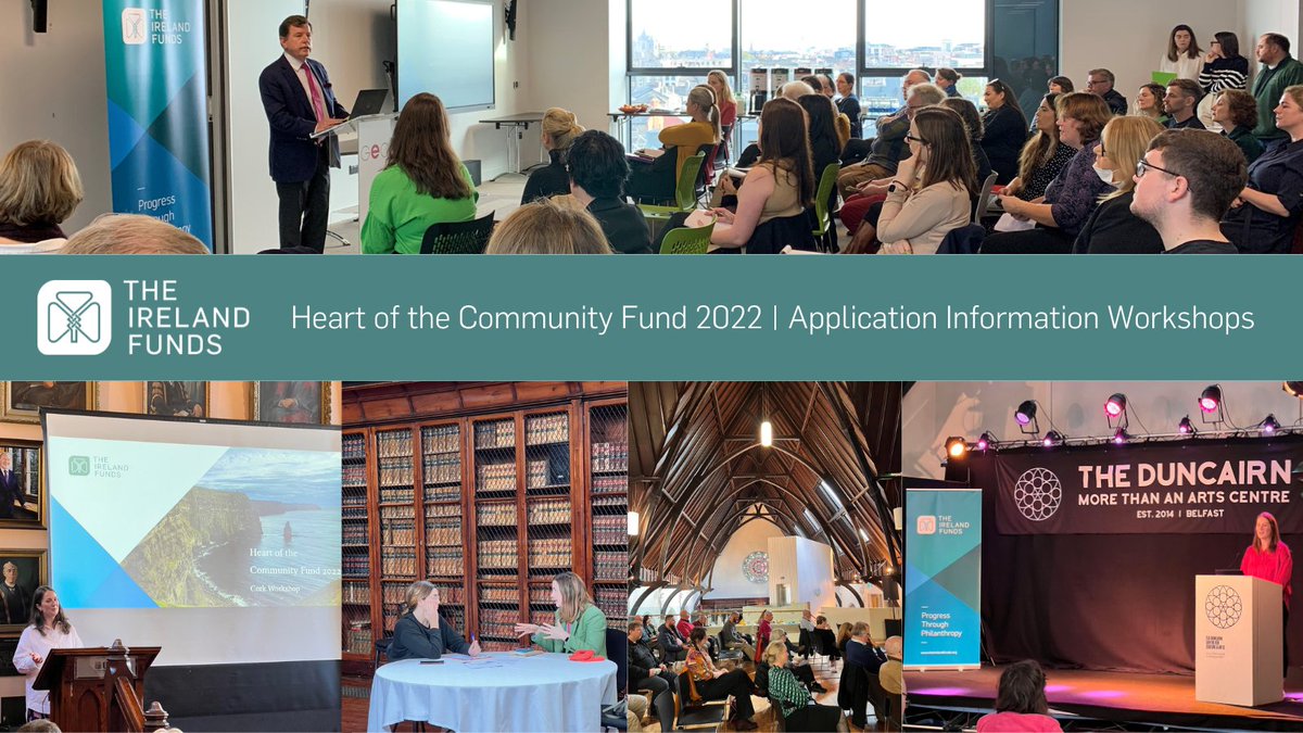The Ireland Funds (@theirelandfunds) on Twitter photo Thank you to everyone who joined us at our Application Info Workshops this week. And to our venues <a href="/UCC/">UCC Ireland</a>, <a href="/GECinD8/">The GEC</a> and <a href="/theduncairn/">Duncairn Arts</a> for providing such wonderful settings. We are accepting funding applications online until Wed, 2 Nov: bit.ly/HoC22
#TheIrelandFundsIsThere Thank you to everyone who joined us at our Application Info Workshops this week. And to our venues <a href="/UCC/">UCC Ireland</a>, <a href="/GECinD8/">The GEC</a> and <a href="/theduncairn/">Duncairn Arts</a> for providing such wonderful settings. We are accepting funding applications online until Wed, 2 Nov: bit.ly/HoC22
#TheIrelandFundsIsThere