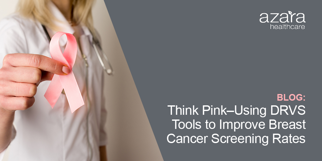 azaraDRVS's tweet photo. As we near the end of #BreastCancerAwareness month, Molly Wack shares #AzaraDRVS tools to improve breast cancer screening rates with functionality to support identification and outreach, point of care, and follow-up. Read now: https://t.co/HjC6bpOriA #dataonamission #breastcancer https://t.co/P9IzyOaWd3