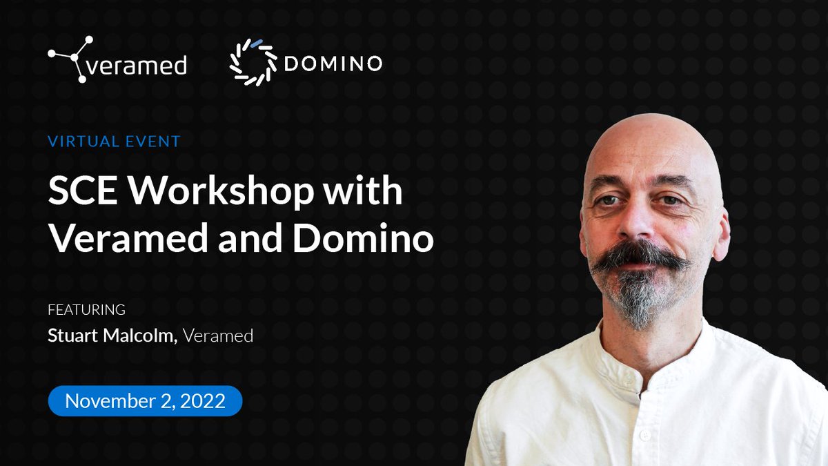 DominoDataLab's tweet photo. Want to empower your statistical programming &amp; data management teams with new tools &amp;  techniques to accelerate and innovate?  Check out this hands-on workshop on Domino's Statistical Computing Environment (SCE), by @WeAreVeramed’s Stuart Malcolm.  https://t.co/QBH26bp9Jw https://t.co/HW4ugGAwy6