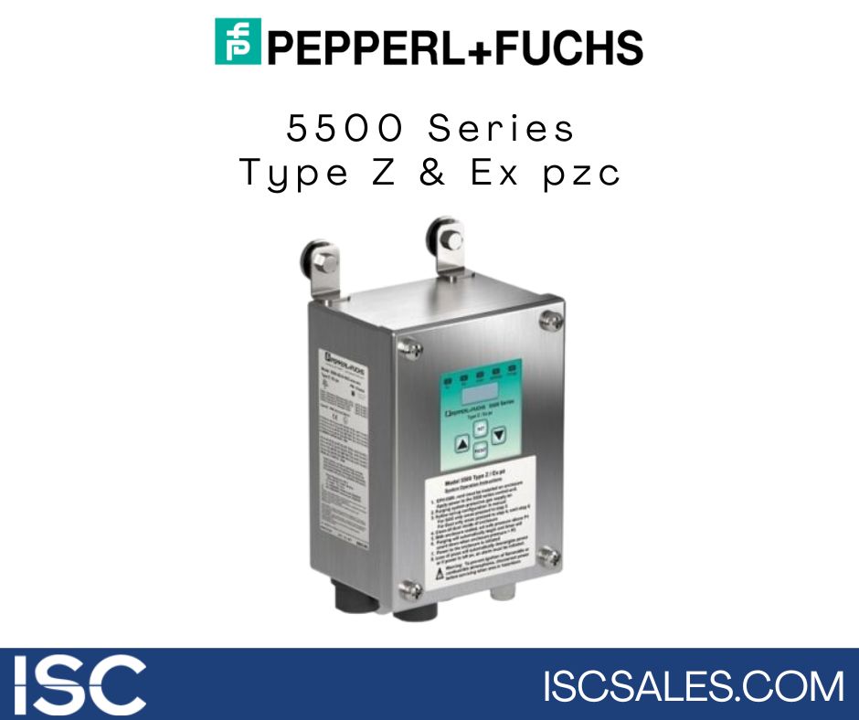ISC_Sales's tweet image. The Pepperl+Fuchs Bebco EPS 5500 Series Type Z and Ex pz purging systems are in stock now! It provides easy selection, installation, and operation for your enclosures. Get yours today - bit.ly/3V4g7x6

#iscsales #pepperlfuchs #bebco #purgeunit  #underpressure