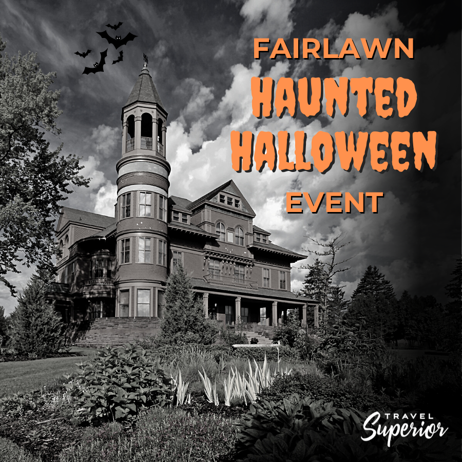 TravelSupWI's tweet photo. Happy (almost) Halloween 🎃 👻

Join us on Saturday, October 29th from 2:00 p.m. - 10:00 p.m. at the Fairlawn Museum for the Fairlawn Haunted Halloween event!

Don't miss this spooktacular good time!

#Halloween #HappyHalloween #HalloweenEvent #TravelSuperior https://t.co/N2lU9BGgEe