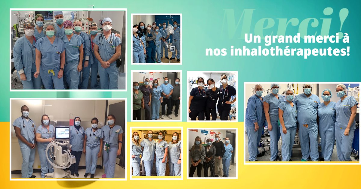 santeqc_csmtl's tweet photo. Professionnel.le.s de la santé cardiorespiratoire de nos usager.ère.s et résident.e.s, les inhalothérapeutes sont plus de 102 professionnels dans nos différentes installations et cette semaine, nous les célébrons! Bonne semaine de l'inhalothérapeute! #PlusFortAvecVous #CCSMTL https://t.co/YOyC2SHbOi