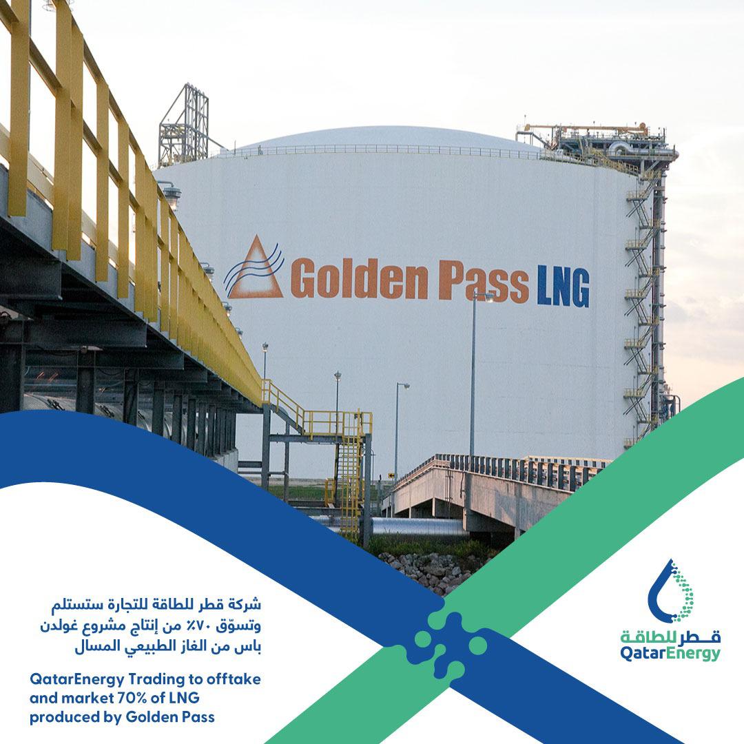 QatarEnergy Trading to offtake and market 70% of LNG produced by Golden Pass

#QatarEnergy #YourEnergyTransitionPartner #Qatar