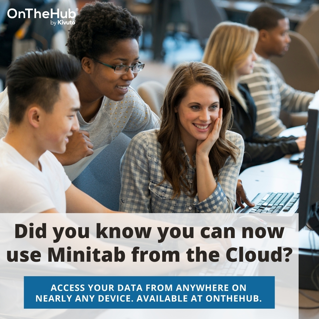 OnTheHub's tweet image. Minitab&apos;s newest release is now available on both desktop app and cloud-enabled web app, which means you can access it from anywhere on nearly any device. Get it now through the link in our bio 👆
.
.
.
#statisticalsoftware #studentsoftware #studentdiscount