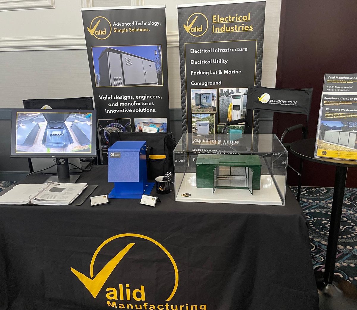 ValidManufactu1's tweet photo. At the @imsasafety expo today! 
We design and manufacture kiosks and enclosures to be in accordance with the IMSA standards. 
We're excited to get the latest industry information at today's expo! 
#WhatWeDoWednesday #IMSA https://t.co/rLgT1DYDC4